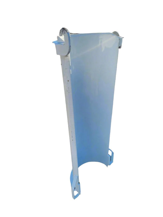 MTM Standard Extension Chute 0151650 for McNeilus mixers, side view showing sturdy construction