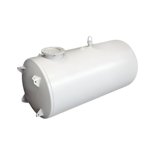 125 Gallon Steel Water Tank – Universal Side or Cross Mount – Made from durable steel and finished in white paint for corrosion resistance, it provides 125 gallons of water storage