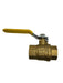 Look of a single ball valve 3/4" Brass 