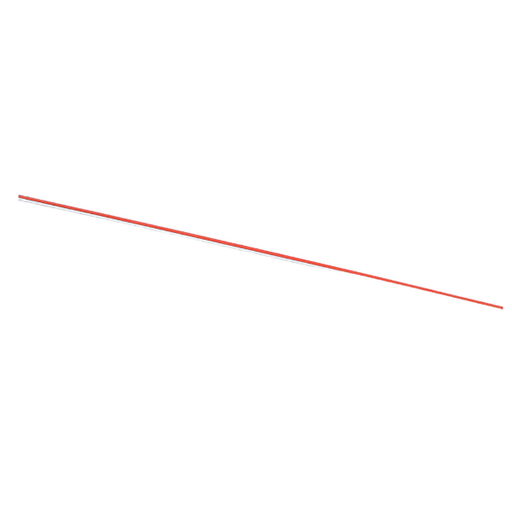 "McNeilus 3-foot plastic sight tube with red stripe for concrete mixer trucks. B