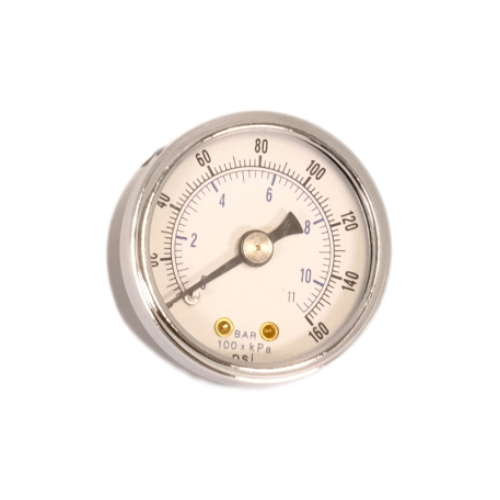 Air pressure gauge for McNeilus trucks, part number 0620723, designed for accurate measurements