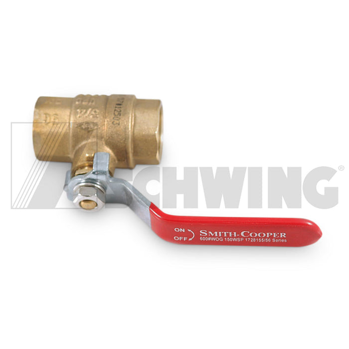 Valve -Water, Ball  3/4" Brass 600 Psi | Weight: 2 lbs | Dimensions: 40 X 80 X 148MM | Brand: SCHWING