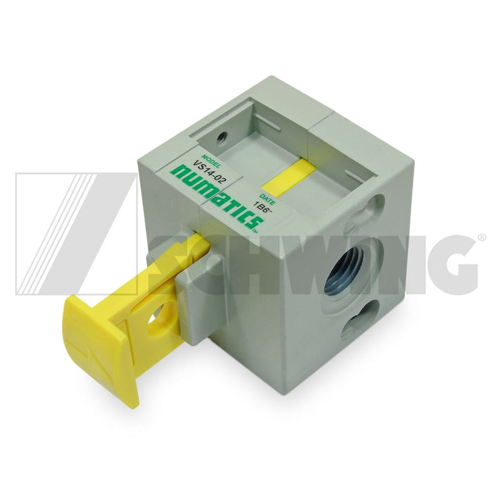 Valve - Pneumatic, 1/4" Npt Shut-Off/Loc | Weight: 2 lbs | Dimensions: 100 X 50 X 50 MM | Brand: SCHWING