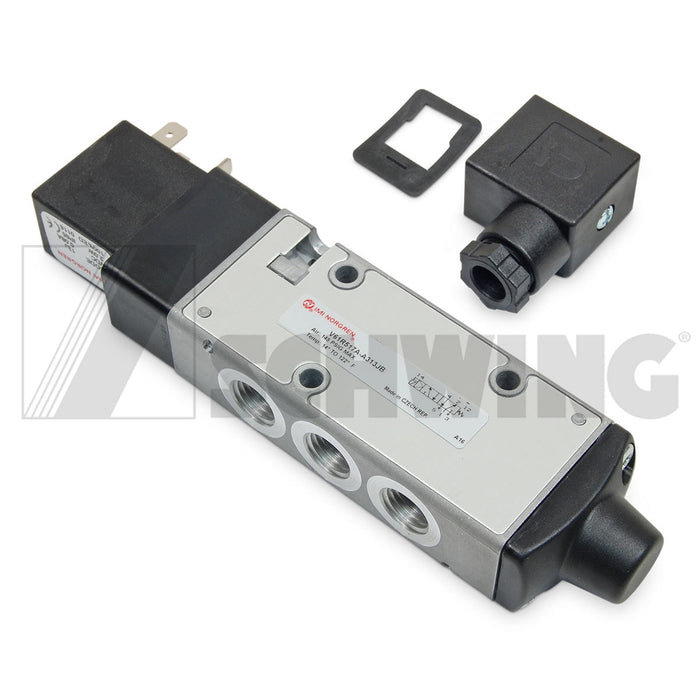 Valve Pneumatic, Air Cuff 24-Volt - 1/4" | Weight: 2 lbs | Dimensions: 215 X 50 X 30 MM | Brand: SCHWING