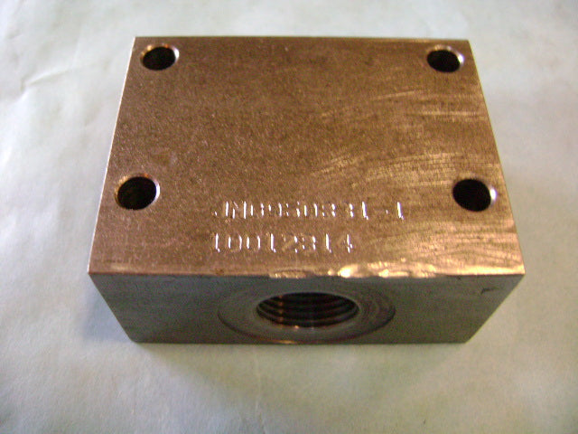 Valve - Hyd, Pressure Limit Shuttle | Weight: 3 lbs | Dimensions: 60 X 110 X 120MM | Brand: SCHWING