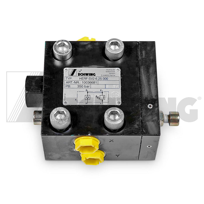 Valve - Hyd, 300 Bar 6.25:1 Herf-Sv2 Fl | Weight: 8 lbs | Dimensions: 62 X 112 X 140MM | Brand: SCHWING