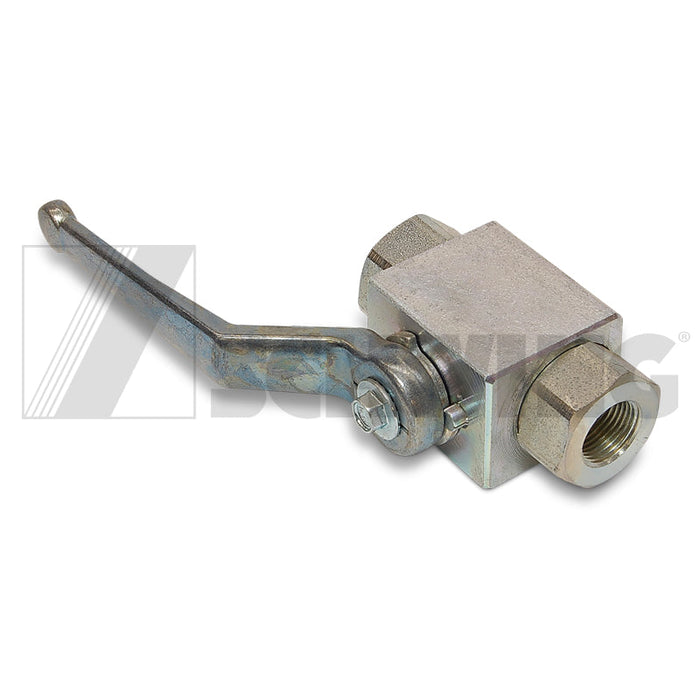 Valve - Hyd, Ball Valve Kh-R 3/8" Nw 10 | Weight: 3 lbs | Dimensions: 145 X 80 X 33 MM | Brand: SCHWING