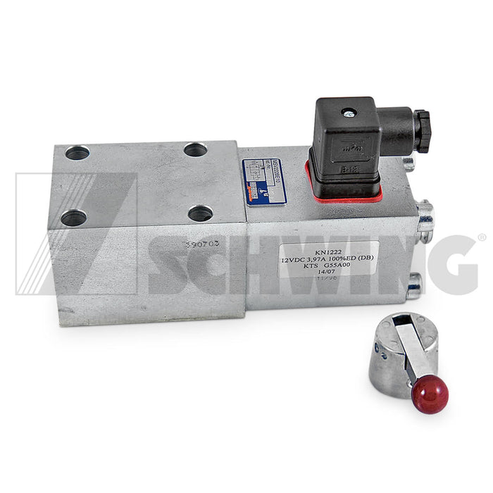 Valve - Hyd, Directional Seat 2/2 Msv | Weight: 10 lbs | Dimensions: 63 X 95 X 180MM | Brand: SCHWING