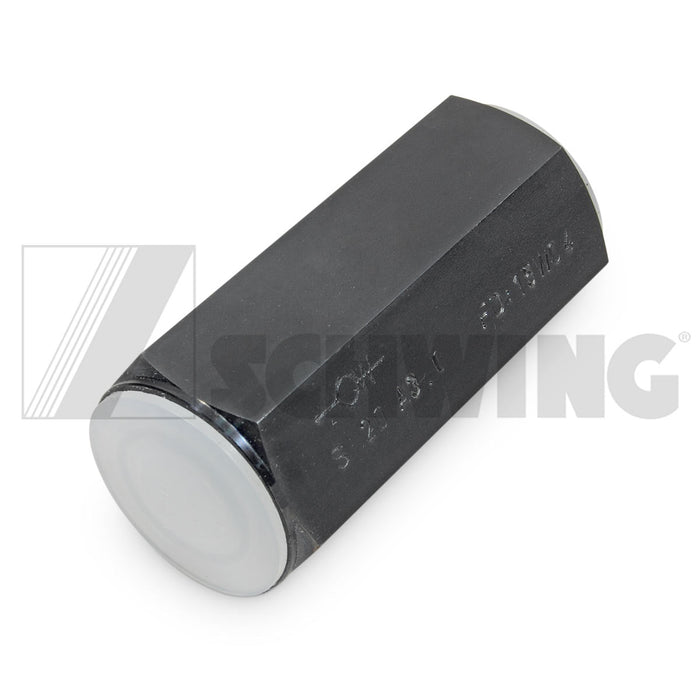 Valve - Hyd, Check Valve Return Line | Weight: 4 lbs | Dimensions: 115 X 55 X 47 MM | Brand: SCHWING