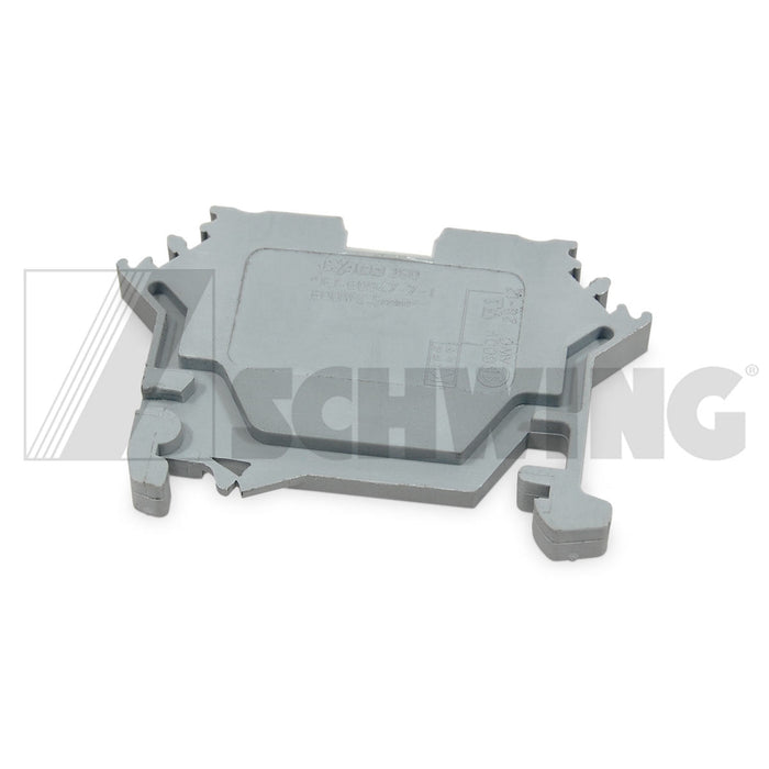 Terminal 2.5 Qmm 1 Poles, 750V, 26A, Kb | Weight: 2 lbs | Dimensions: 52 X 33 X 5 MM | Brand: SCHWING