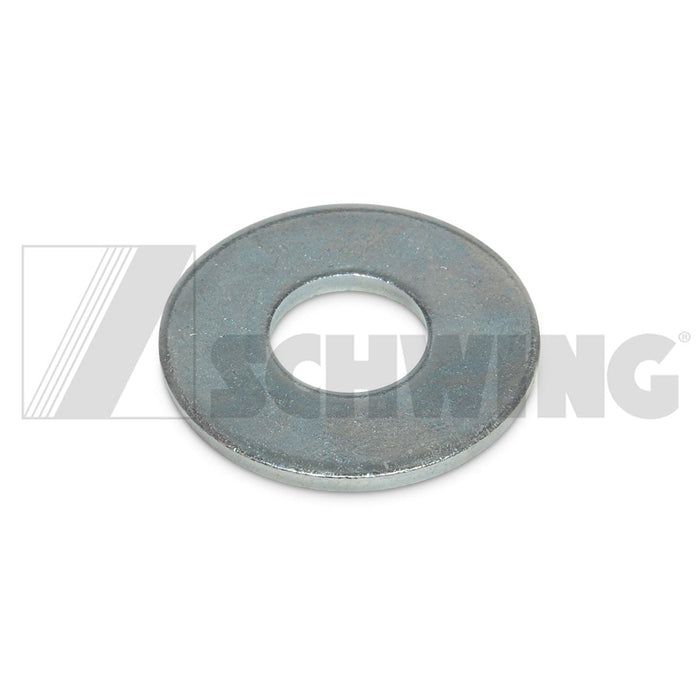 Washer - Flat, 1/2" Low Carbon Uss - Z.P | Weight: 2 lbs | Dimensions: 35 X 35 X 3 MM | Brand: SCHWING