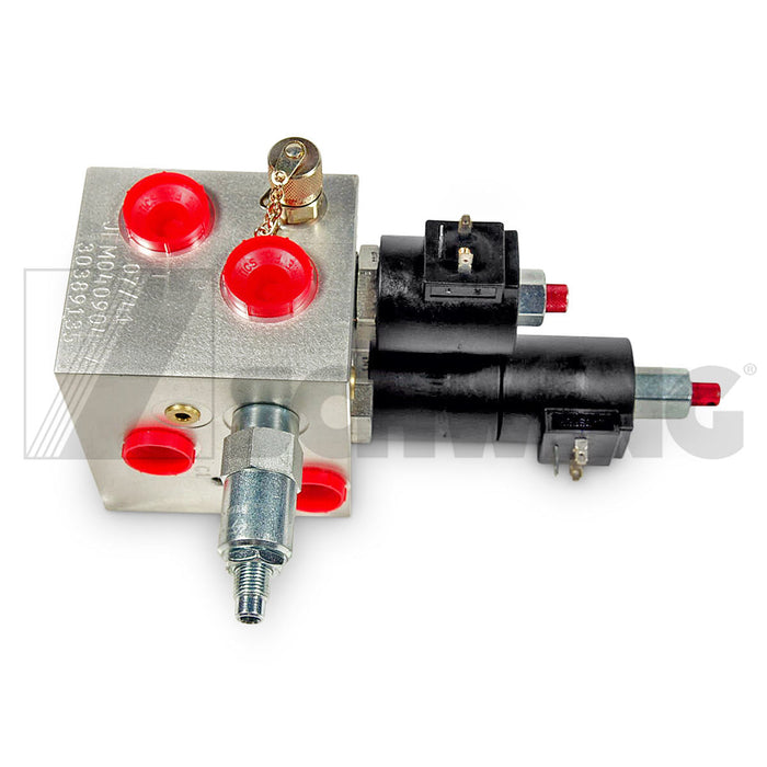 Valve - Hyd, Chute Control Block | Weight: 11 lbs | Dimensions: 145 X 205 X 245MM | Brand: SCHWING