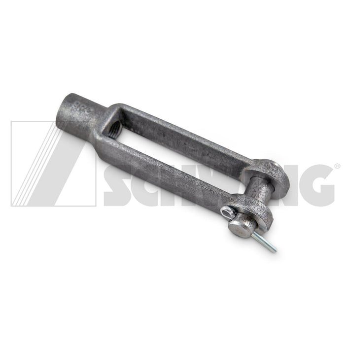 Yoke End, Adjustable W/Pin 1/2" Thread, | Weight: 3 lbs | Dimensions: 25 X 39 X 121MM | Brand: SCHWING