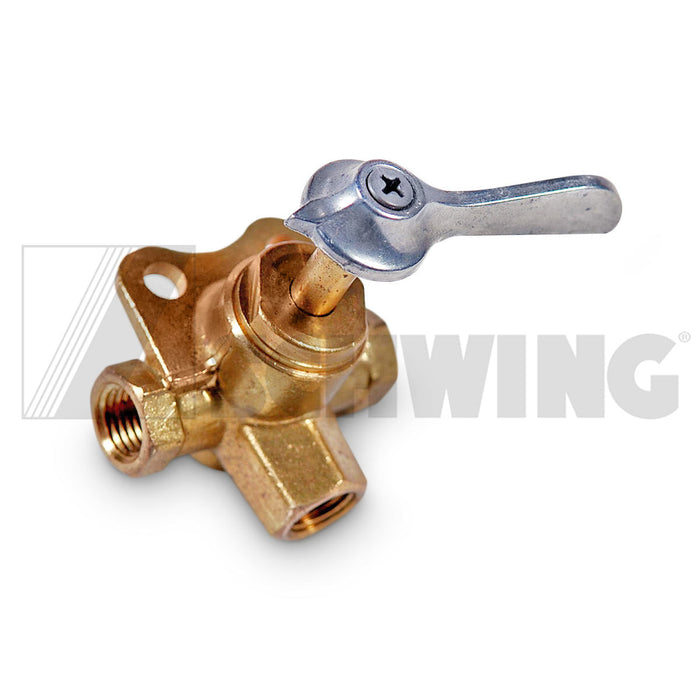 Valve - Water, 3 Way 1/4" | Weight: 2 lbs | Dimensions: 53 X 55 X 78MM | Brand: SCHWING