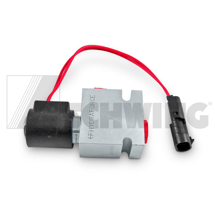 Valve - Hyd, Solenoid Pause/Resume #Sv08 | Weight: 2 lbs | Dimensions: 30 X 90 X 103MM | Brand: SCHWING