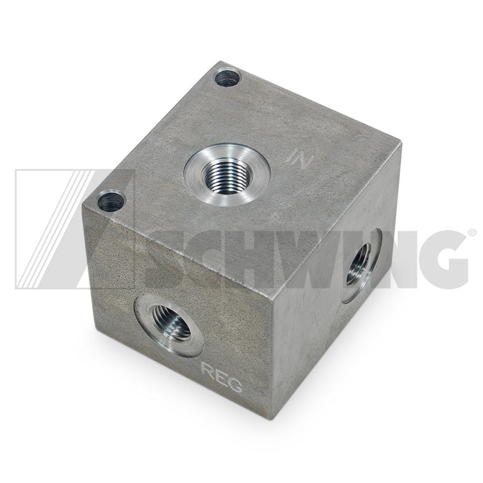 Valve - Hydraulic Manifold Bpa 2000 | Weight: 4 lbs | Dimensions: 65 X 58 X 51 MM | Brand: SCHWING