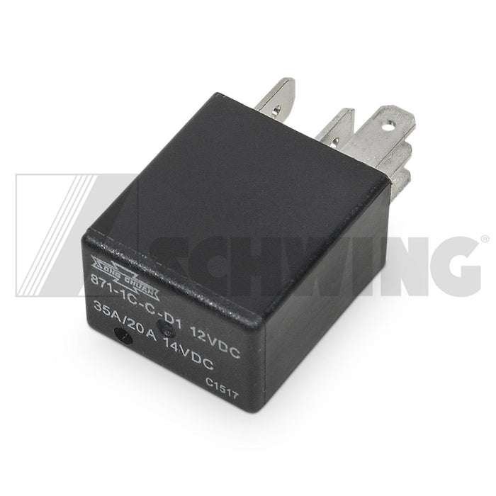 Terminal Micro Relay 5-Terminal | Weight: 2 lbs | Dimensions: 38 X 24 X 16 MM | Brand: SCHWING