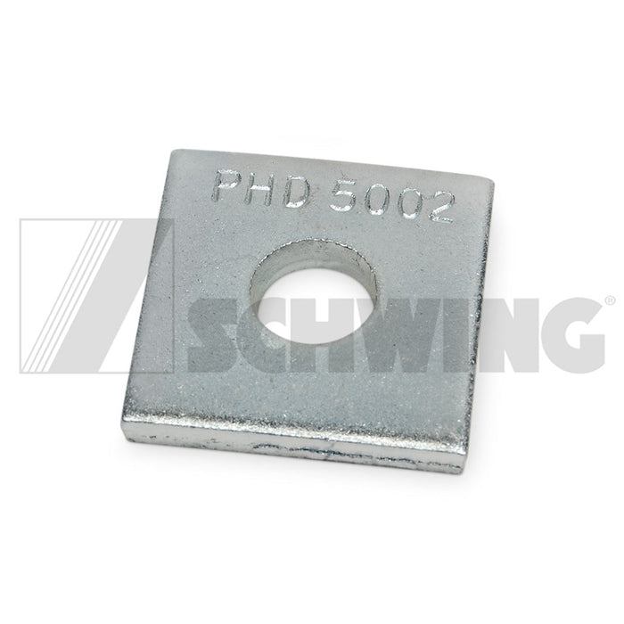 Washer - 1/2" Id X 1-5/8" Sq X 1/4" Thk | Weight: 2 lbs | Dimensions: 42 X 42 X 6 MM | Brand: SCHWING